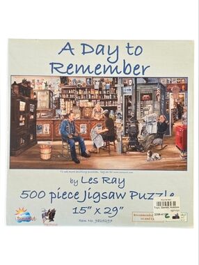 SunsOut "A Day To Remember" 500 Piece Jigsaw Puzzle
